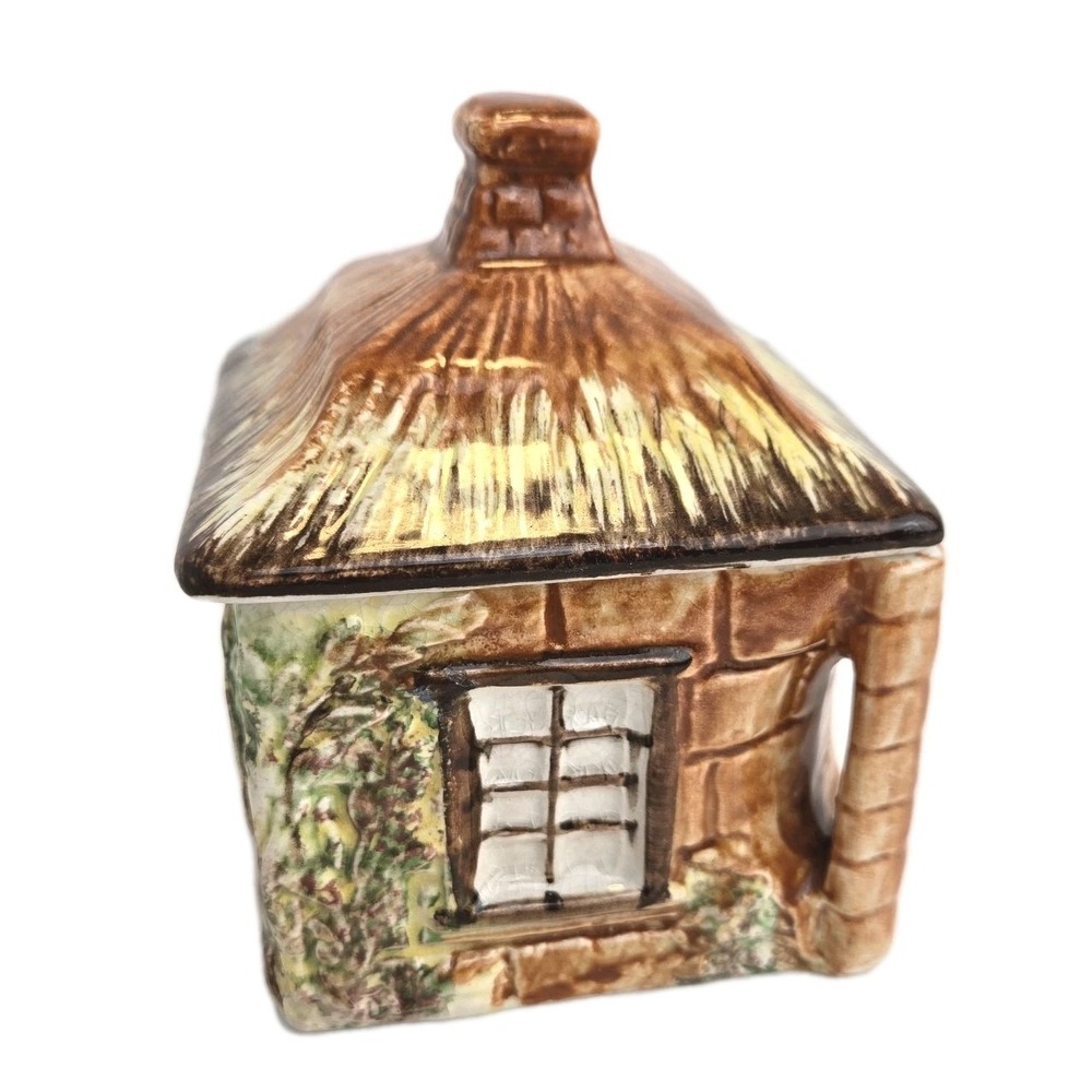 Price Kensington Cottage Ware lidded Sugar Bowl Trinket Box Made In England Vtg